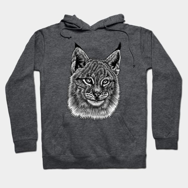 Lynx cat kitten Hoodie by lorendowding
